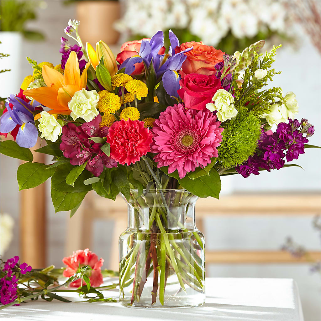 Bold & Bright – A Florist Original – The Rose Shop, Kerrville TX
