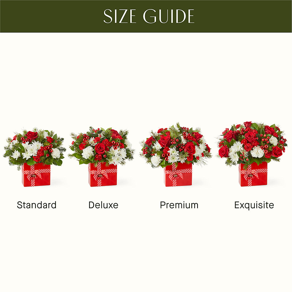 Presents Under the Tree Bouquet – The Rose Shop, Kerrville TX
