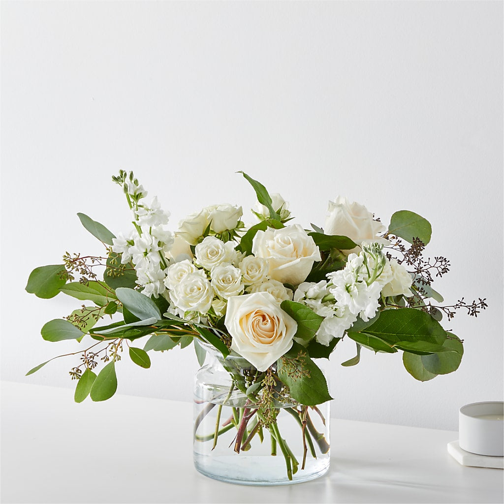 Fresh Linen Bouquet – The Rose Shop, Kerrville TX