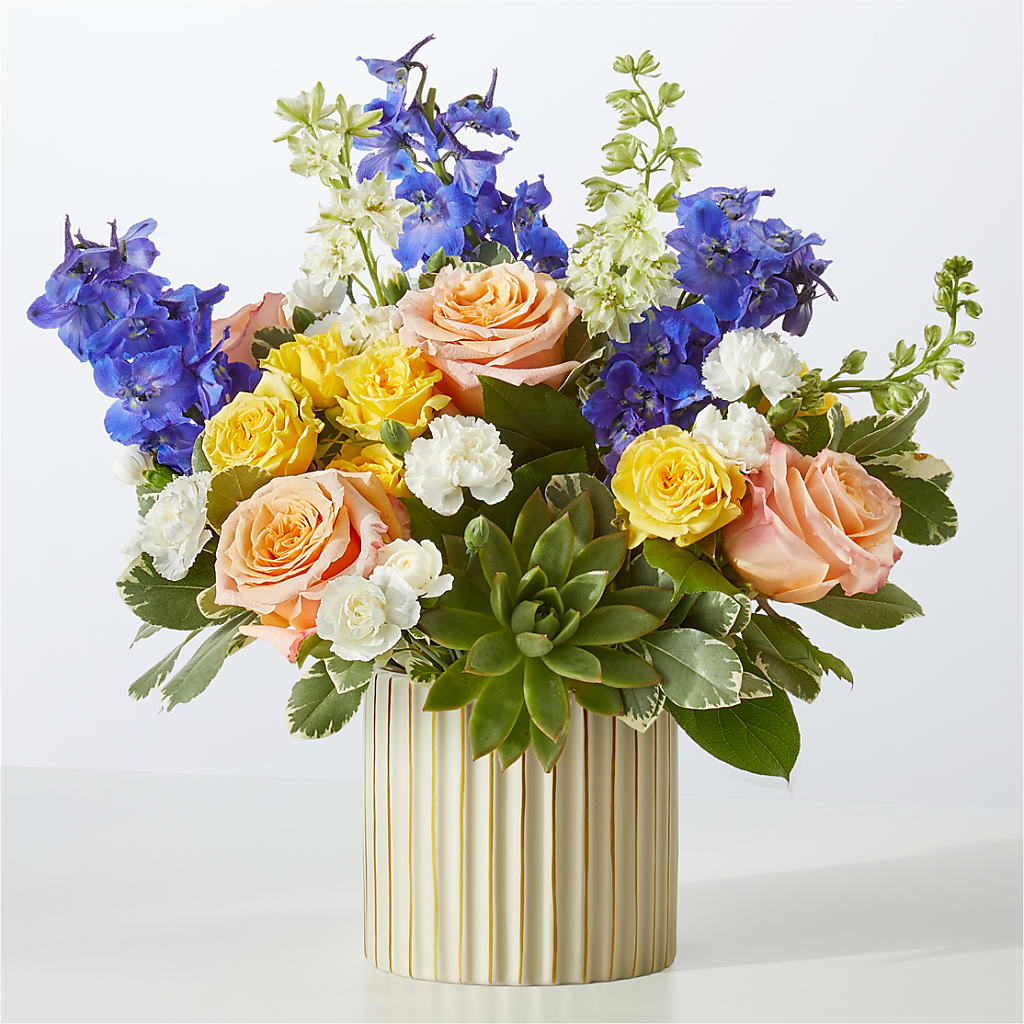 Cobalt Reverie Bouquet – The Rose Shop, Kerrville TX