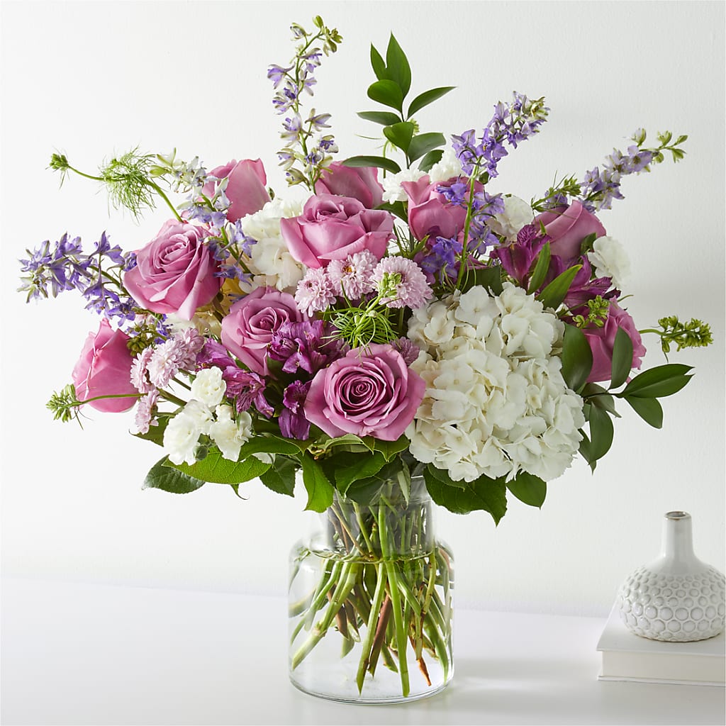 Violet Caress Bouquet – The Rose Shop, Kerrville TX