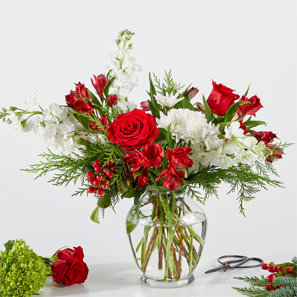 Merry Moment Bouquet – A Florist Original – The Rose Shop, Kerrville TX
