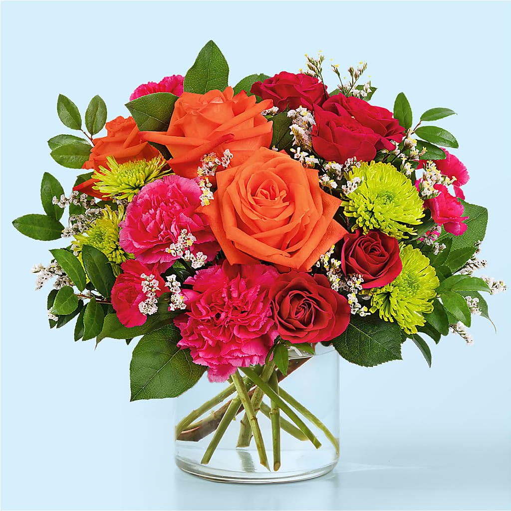 Colorful Carnival Bouquet – The Rose Shop, Kerrville TX