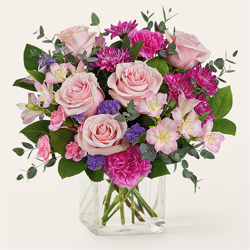 Rosy Radiance Bouquet – The Rose Shop, Kerrville TX