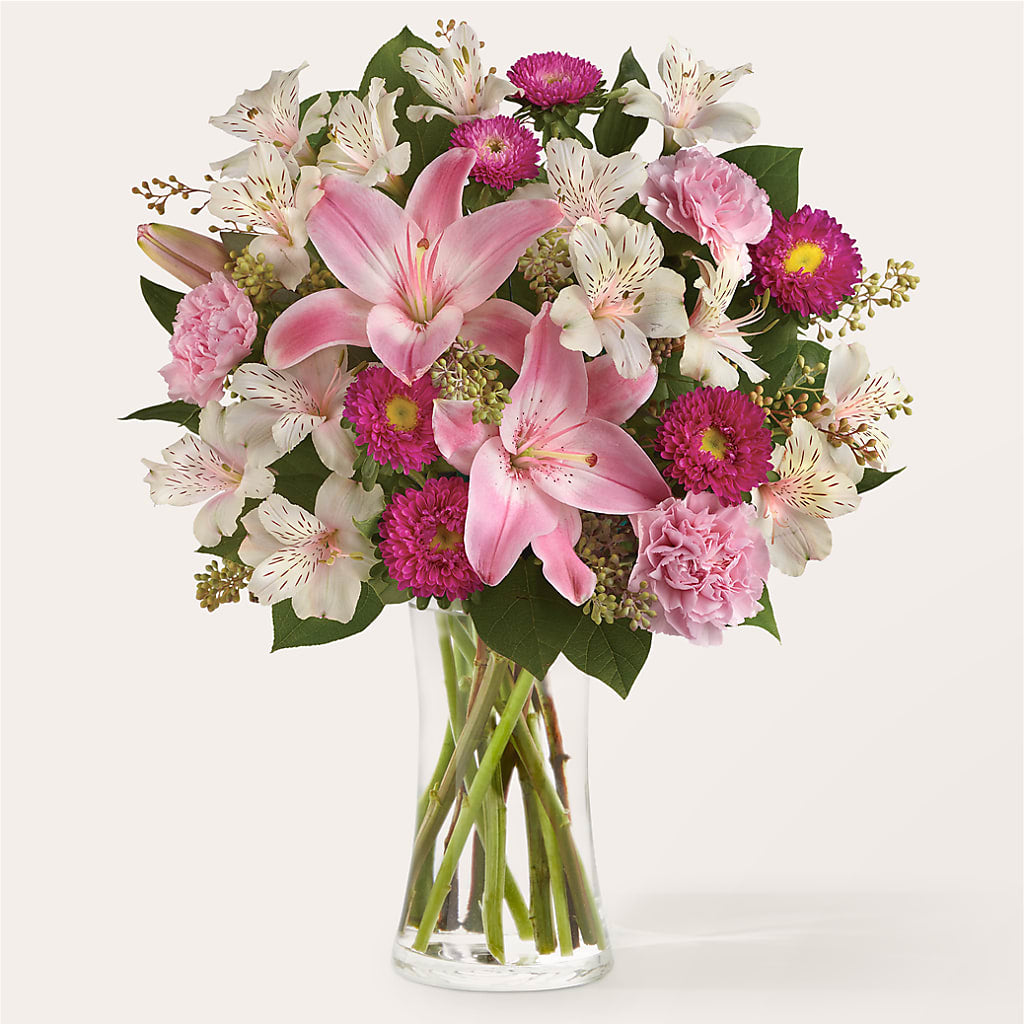 Feeling Fuchsia Bouquet – The Rose Shop, Kerrville TX
