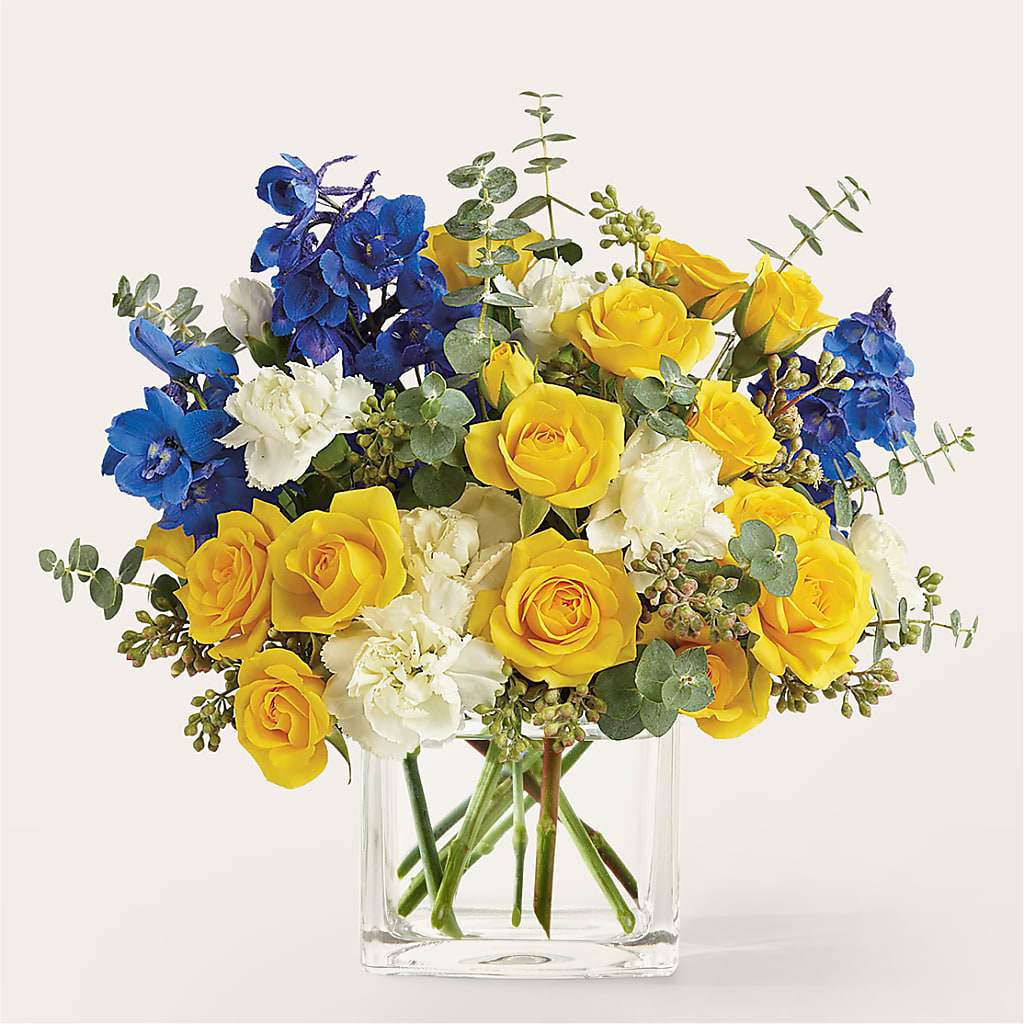 Sparkling Citrine Bouquet – The Rose Shop, Kerrville TX