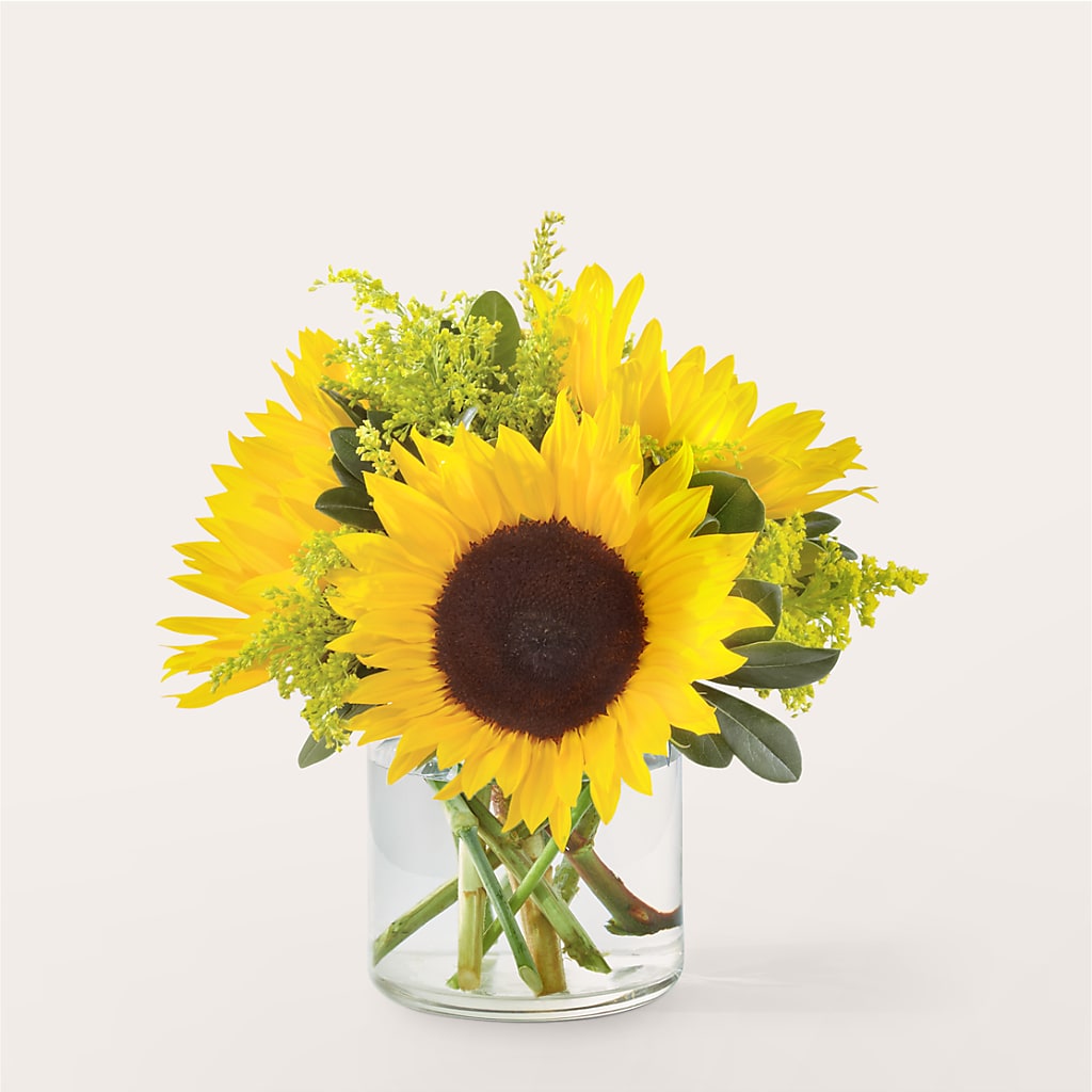 Beaming Sunflower Bouquet – The Rose Shop, Kerrville TX