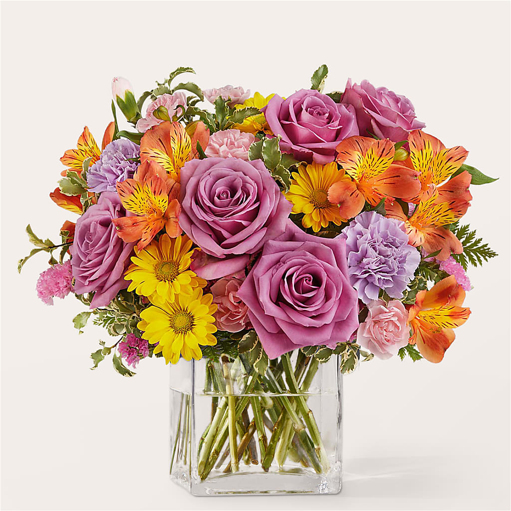 Shades of Happiness Bouquet – The Rose Shop, Kerrville TX
