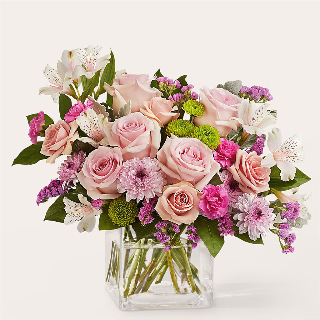 Pink Suede Bouquet – The Rose Shop, Kerrville TX