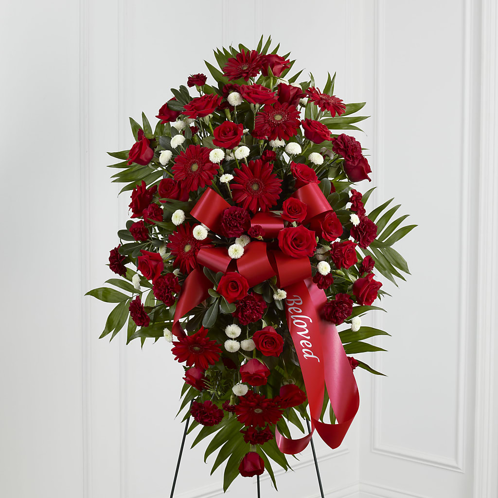 Treasured Memories Standing Spray – The Rose Shop, Kerrville TX