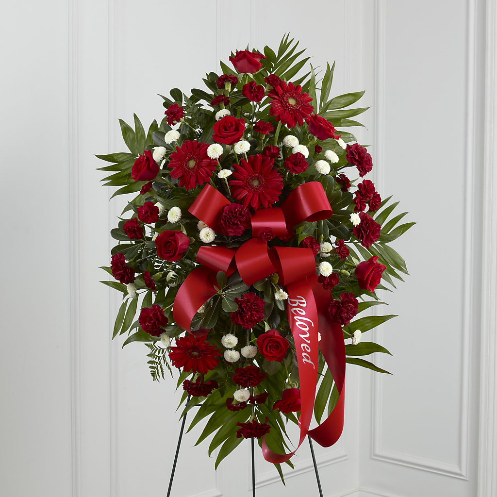 Treasured Memories Standing Spray – The Rose Shop, Kerrville TX
