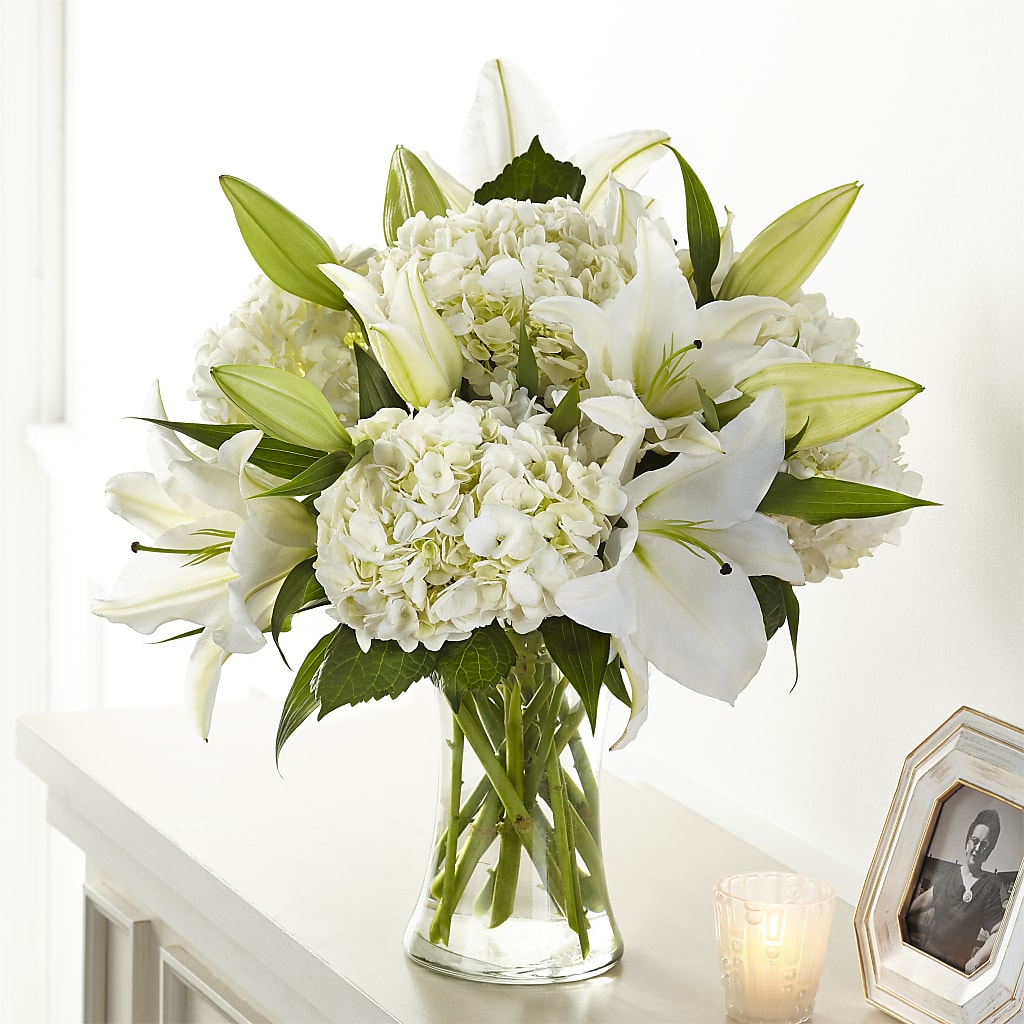 Compassionate Lily Bouquet – The Rose Shop, Kerrville TX