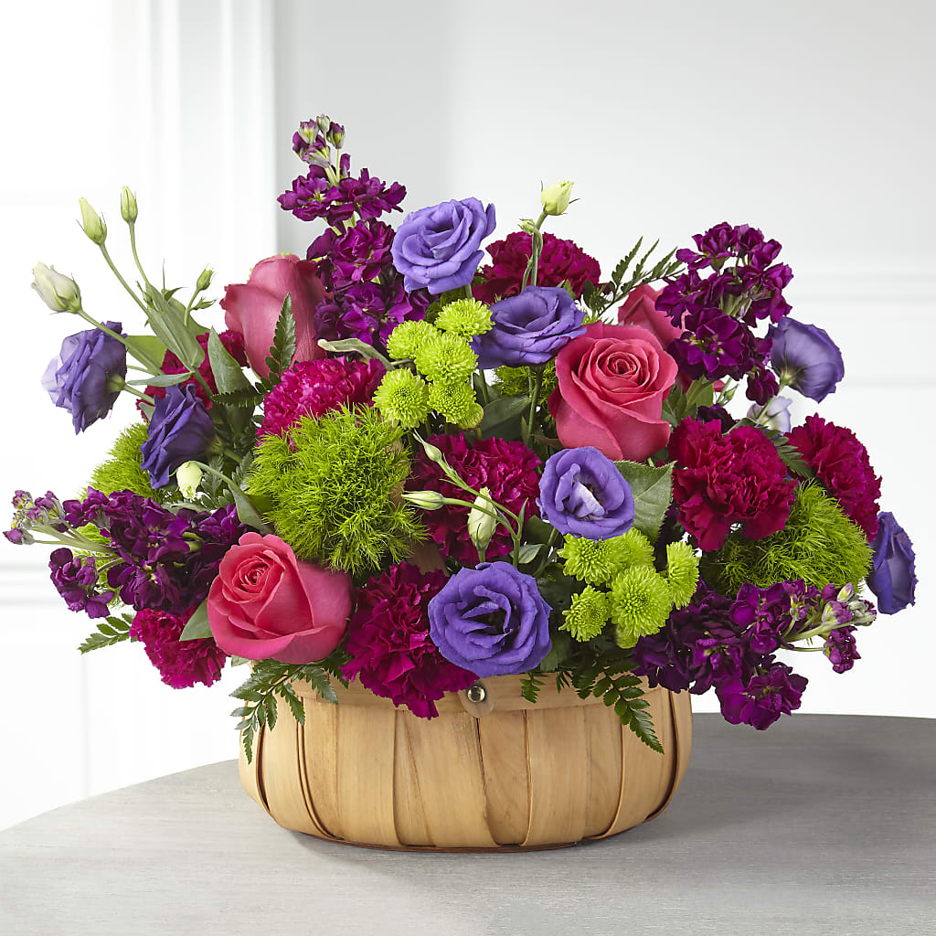 Serene Sanctuary Basket – The Rose Shop, Kerrville TX