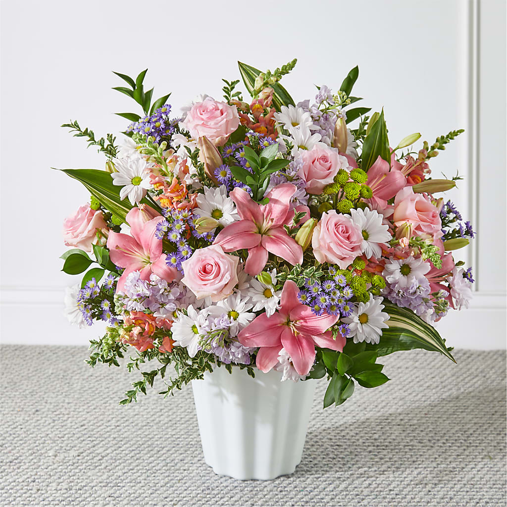 Abundant Compassion Floor Basket – The Rose Shop, Kerrville TX