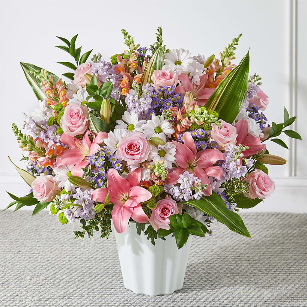 Abundant Compassion Floor Basket – The Rose Shop, Kerrville TX