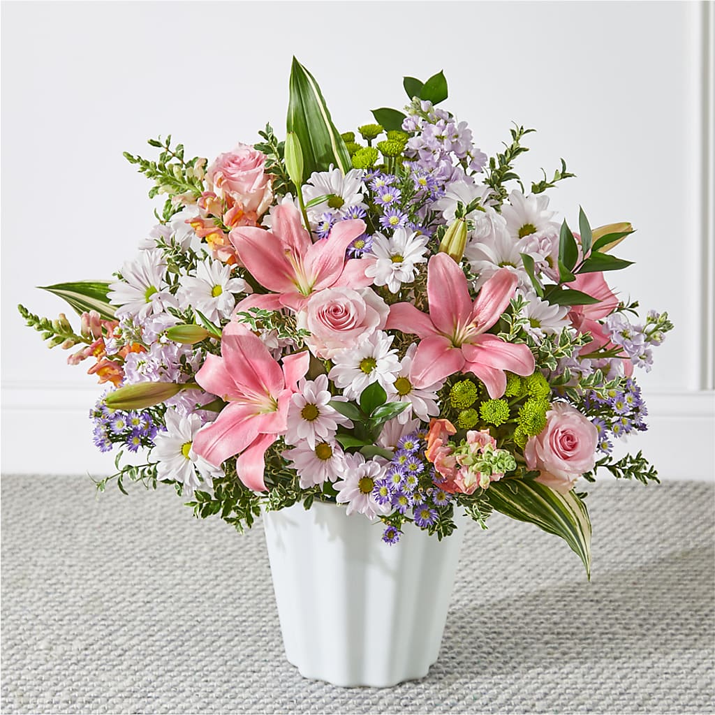Abundant Compassion Floor Basket – The Rose Shop, Kerrville TX