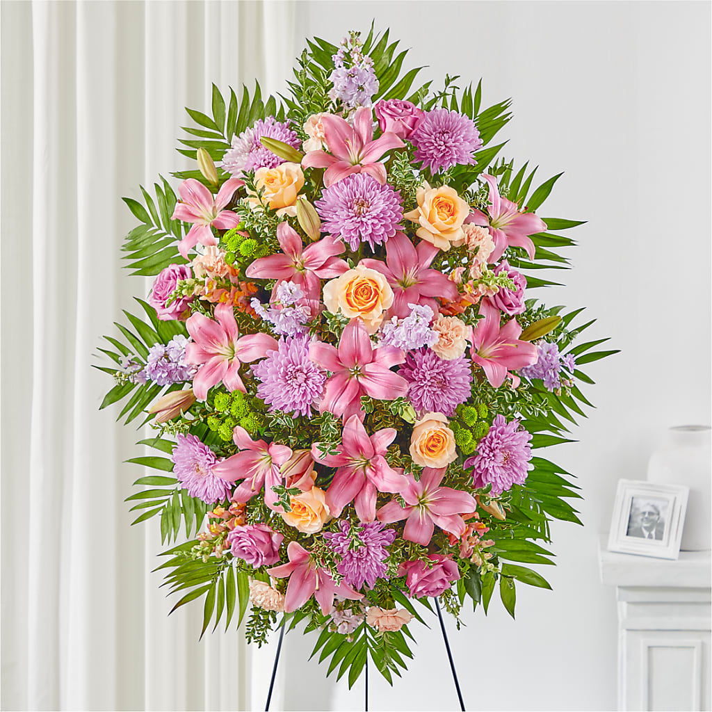 Love & Light Standing Spray – The Rose Shop, Kerrville TX
