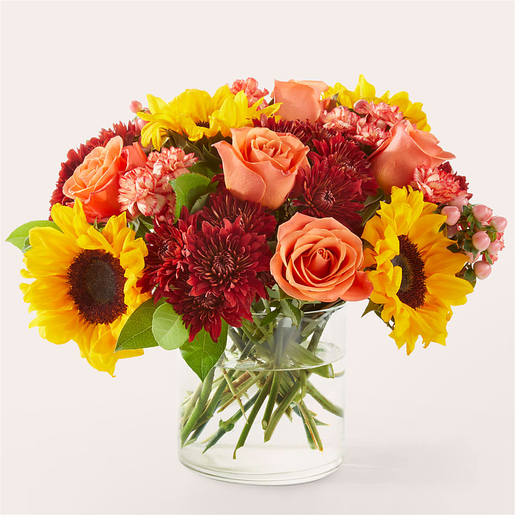September Sunset Bouquet – The Rose Shop, Kerrville TX