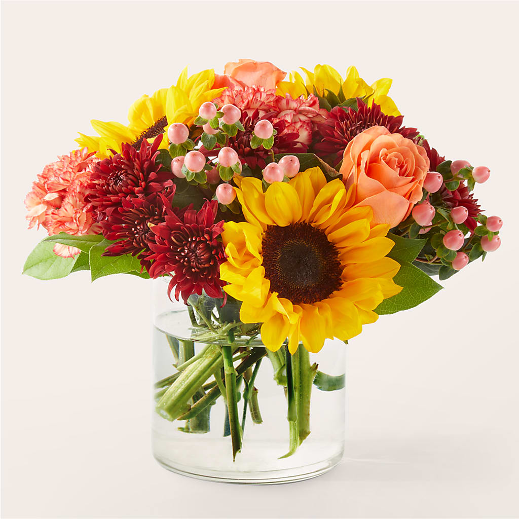 September Sunset Bouquet – The Rose Shop, Kerrville TX