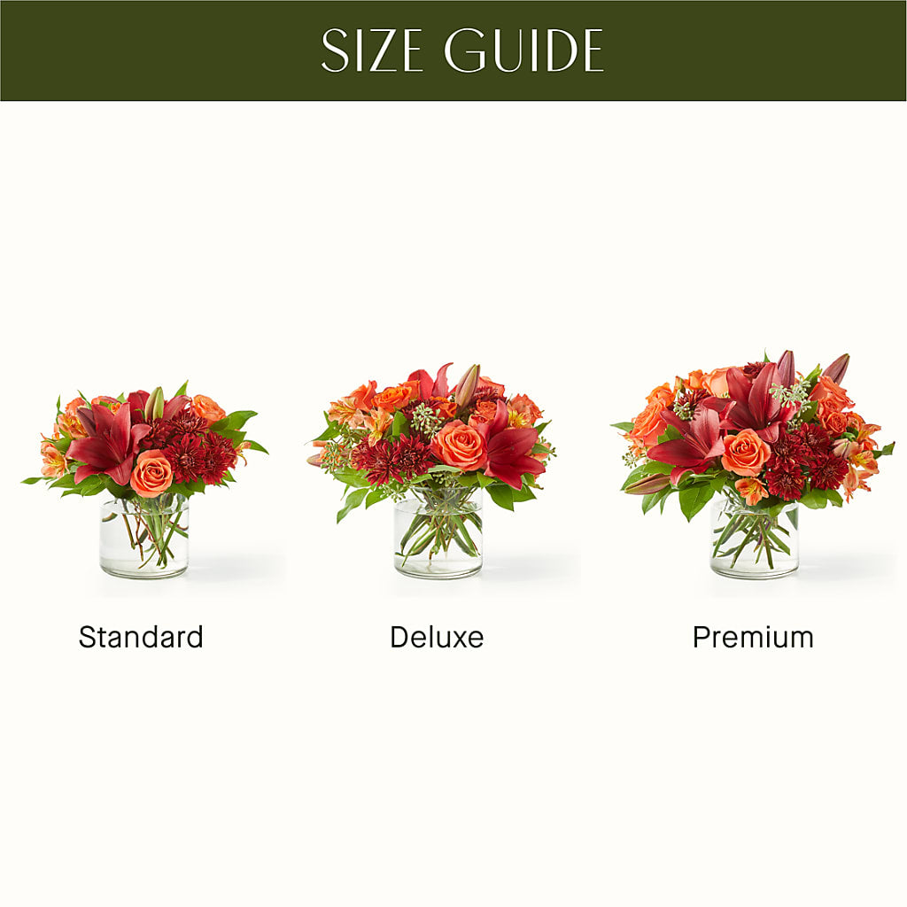 Crimson Leaves Bouquet – The Rose Shop, Kerrville TX