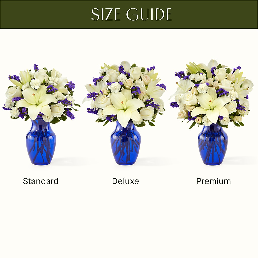 Sapphire Rush Bouquet – The Rose Shop, Kerrville TX