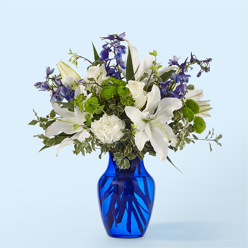 Santorini Bouquet – The Rose Shop, Kerrville TX