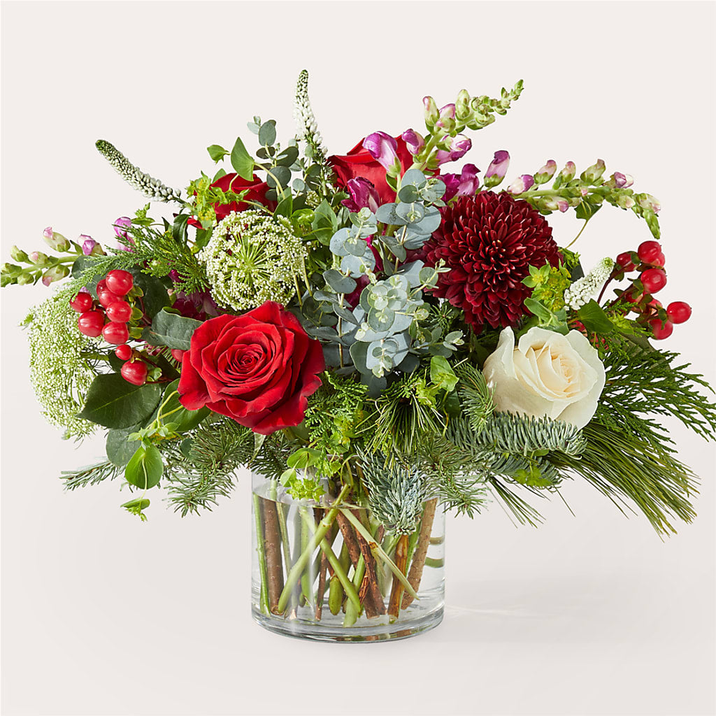Cranberry Fizz Bouquet – The Rose Shop, Kerrville TX
