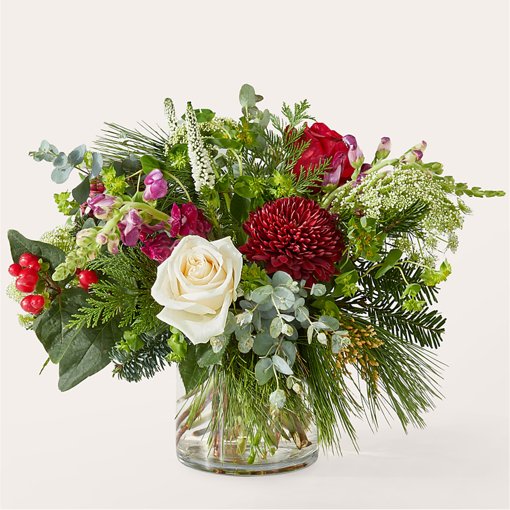 Cranberry Fizz Bouquet – The Rose Shop, Kerrville TX