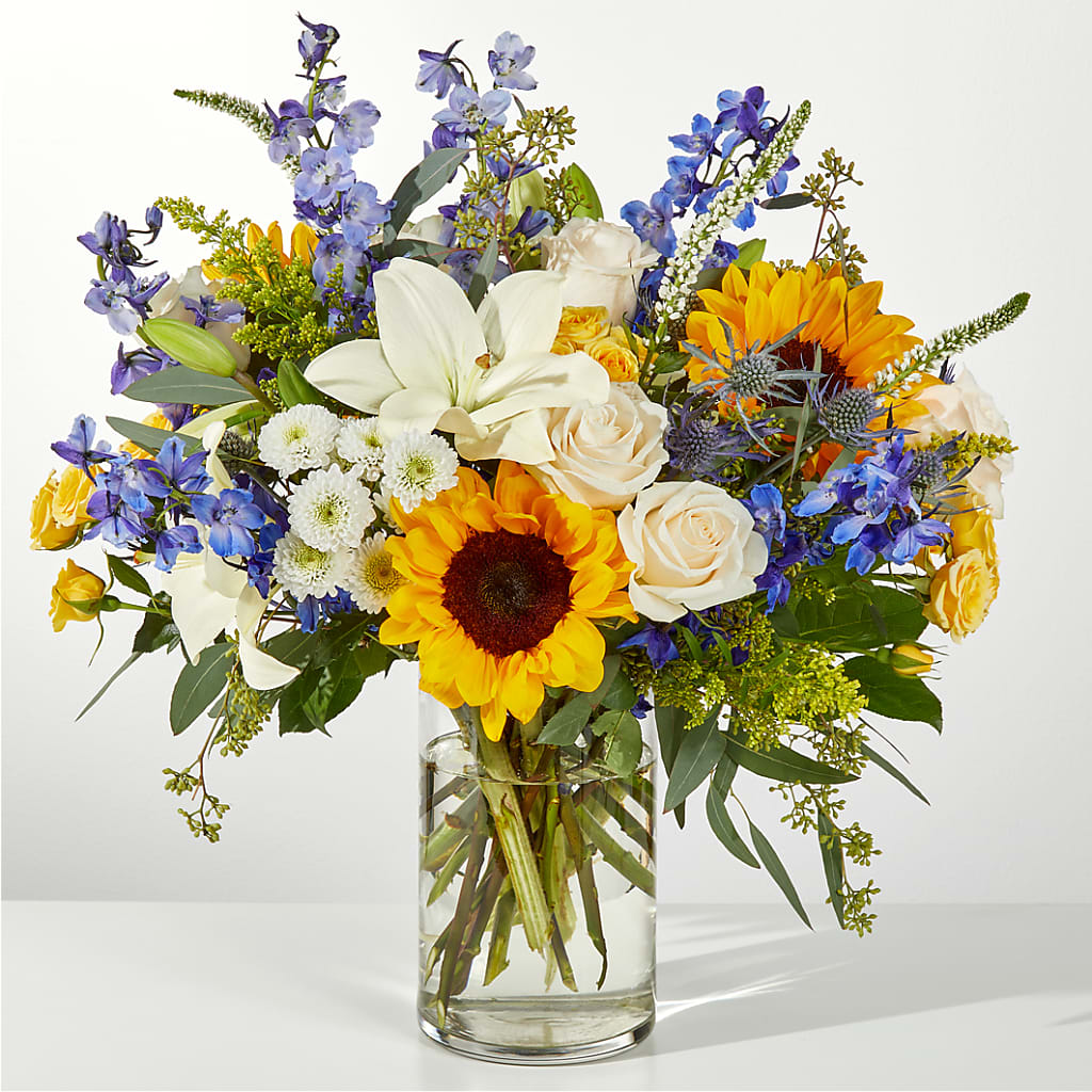 Wonderfully Sunny Bouquet – The Rose Shop, Kerrville TX