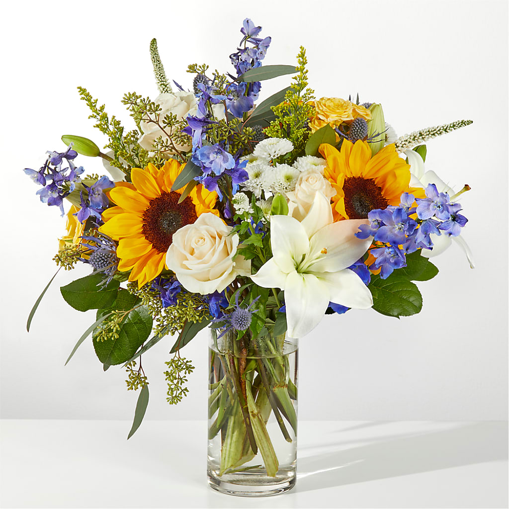 Wonderfully Sunny Bouquet – The Rose Shop, Kerrville TX
