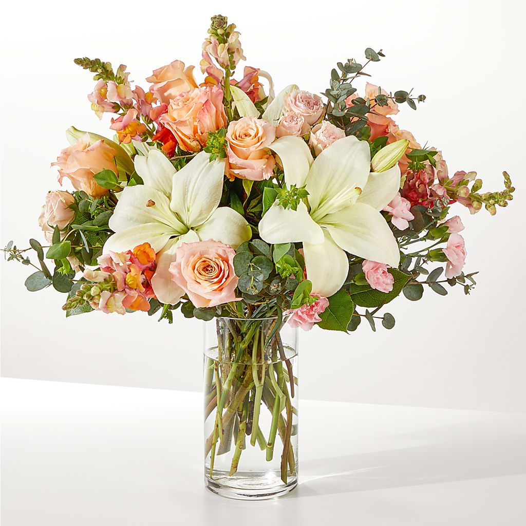 Grapefruit Splash Bouquet – The Rose Shop, Kerrville TX