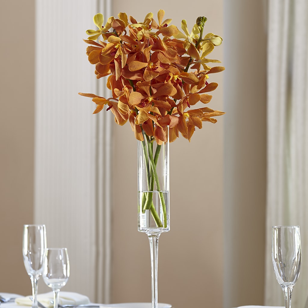 Orange Mokara Bouquet – The Rose Shop, Kerrville TX