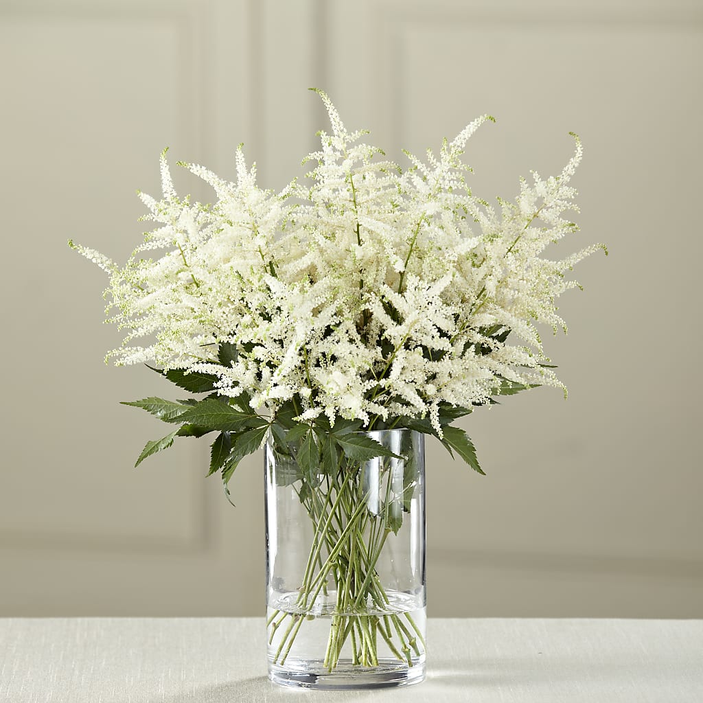 White Astilbe Bouquet – The Rose Shop, Kerrville TX