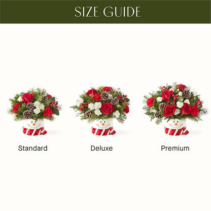 Jolly Snowman Bouquet –  The Rose Shop, Kerrville TX