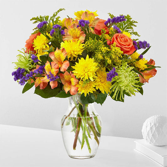 Marmalade Skies Bouquet –  The Rose Shop, Kerrville TX