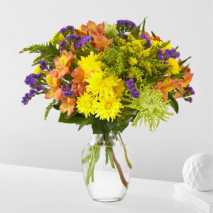 Marmalade Skies Bouquet –  The Rose Shop, Kerrville TX