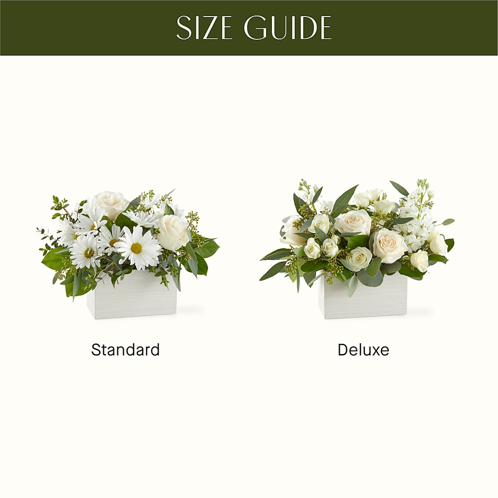 Fresh Linen Box Bouquet –  The Rose Shop, Kerrville TX