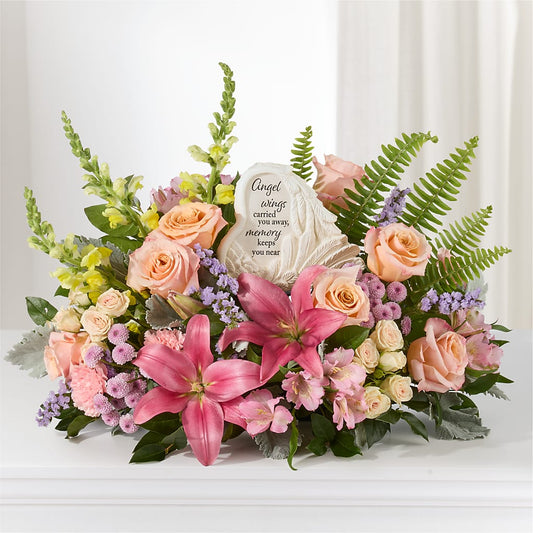 Gentle Light Arrangement –  The Rose Shop, Kerrville TX