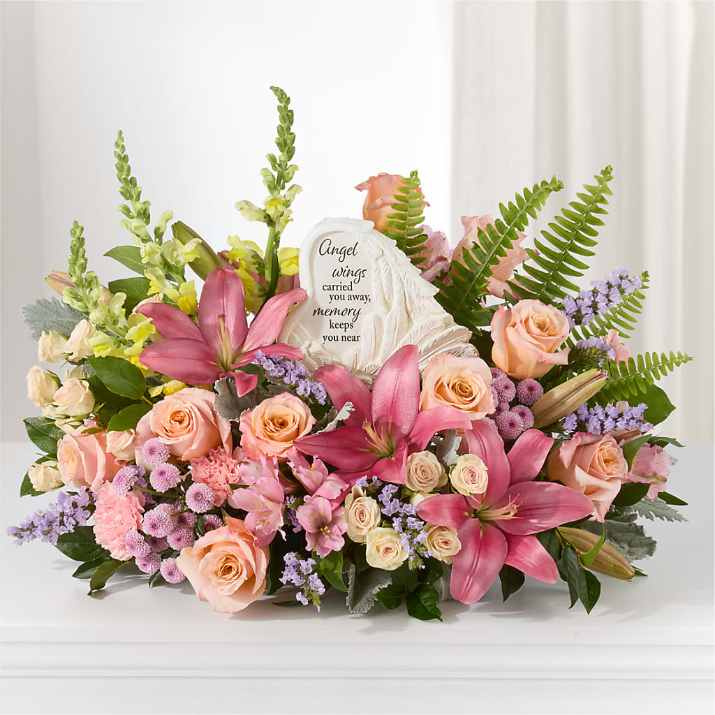 Gentle Light Arrangement –  The Rose Shop, Kerrville TX