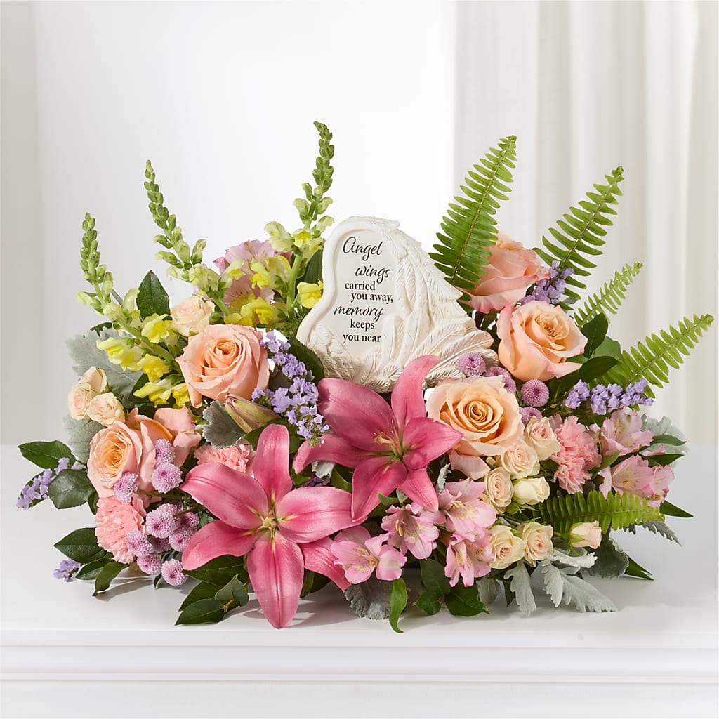 Gentle Light Arrangement –  The Rose Shop, Kerrville TX