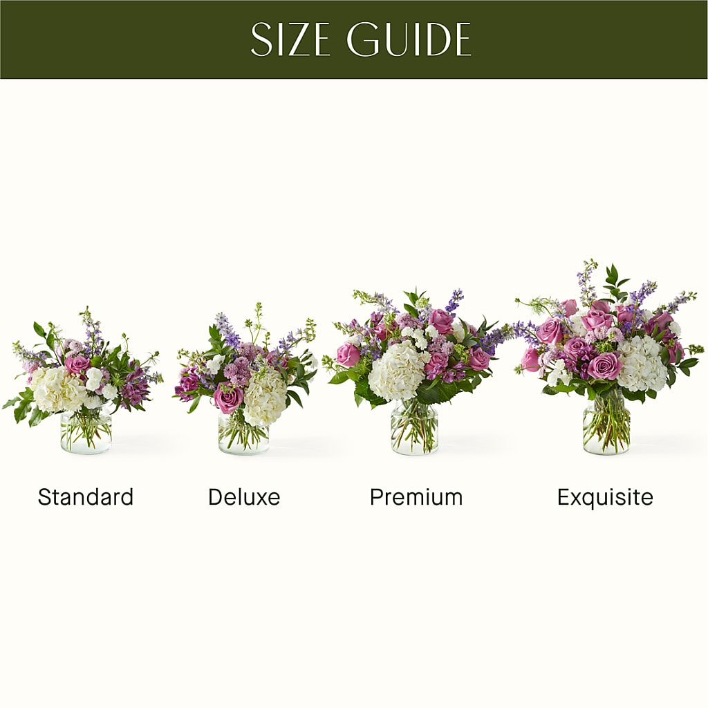 Violet Caress Bouquet –  The Rose Shop, Kerrville TX