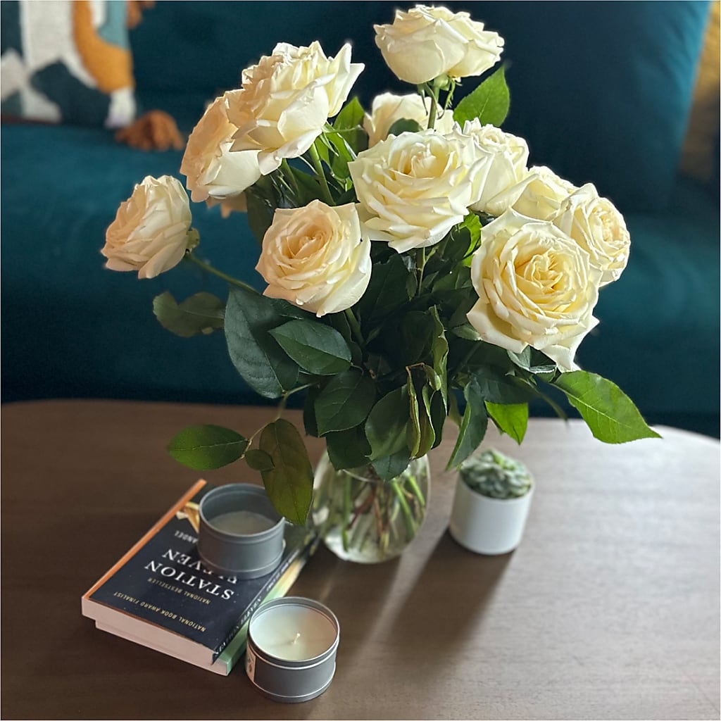 Long Stem Yellow Rose Bouquet –  The Rose Shop, Kerrville TX