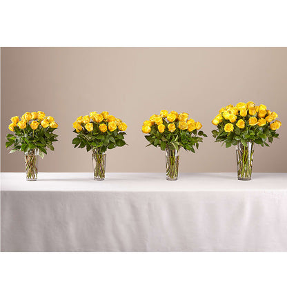 Long Stem Yellow Rose Bouquet –  The Rose Shop, Kerrville TX