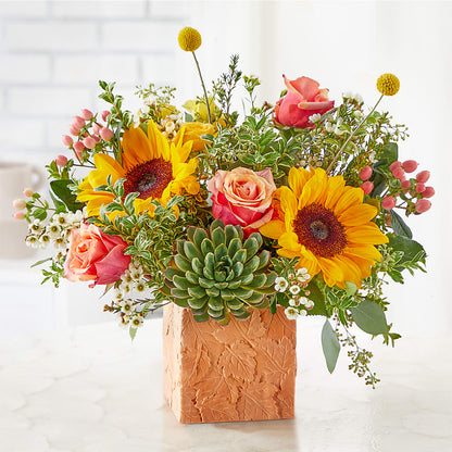 Sunflower Season Bouquet –  The Rose Shop, Kerrville TX