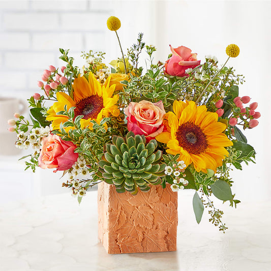 Sunflower Season Bouquet –  The Rose Shop, Kerrville TX