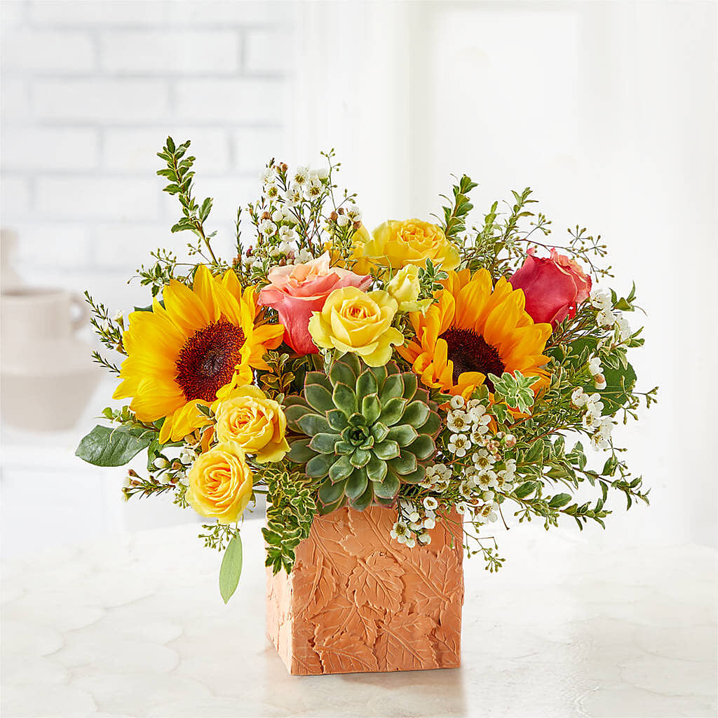 Sunflower Season Bouquet –  The Rose Shop, Kerrville TX