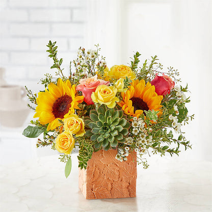 Sunflower Season Bouquet –  The Rose Shop, Kerrville TX