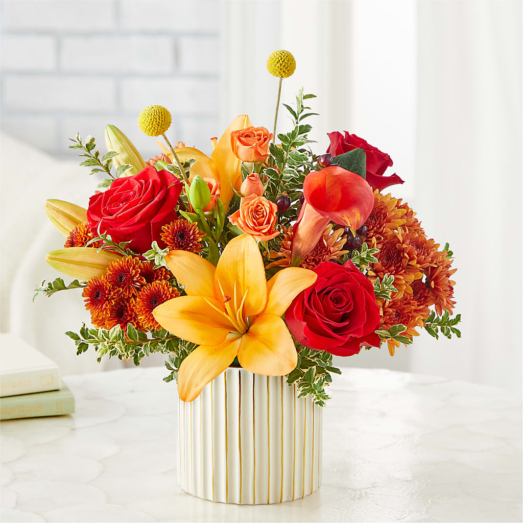 Scarlet Skies Bouquet –  The Rose Shop, Kerrville TX
