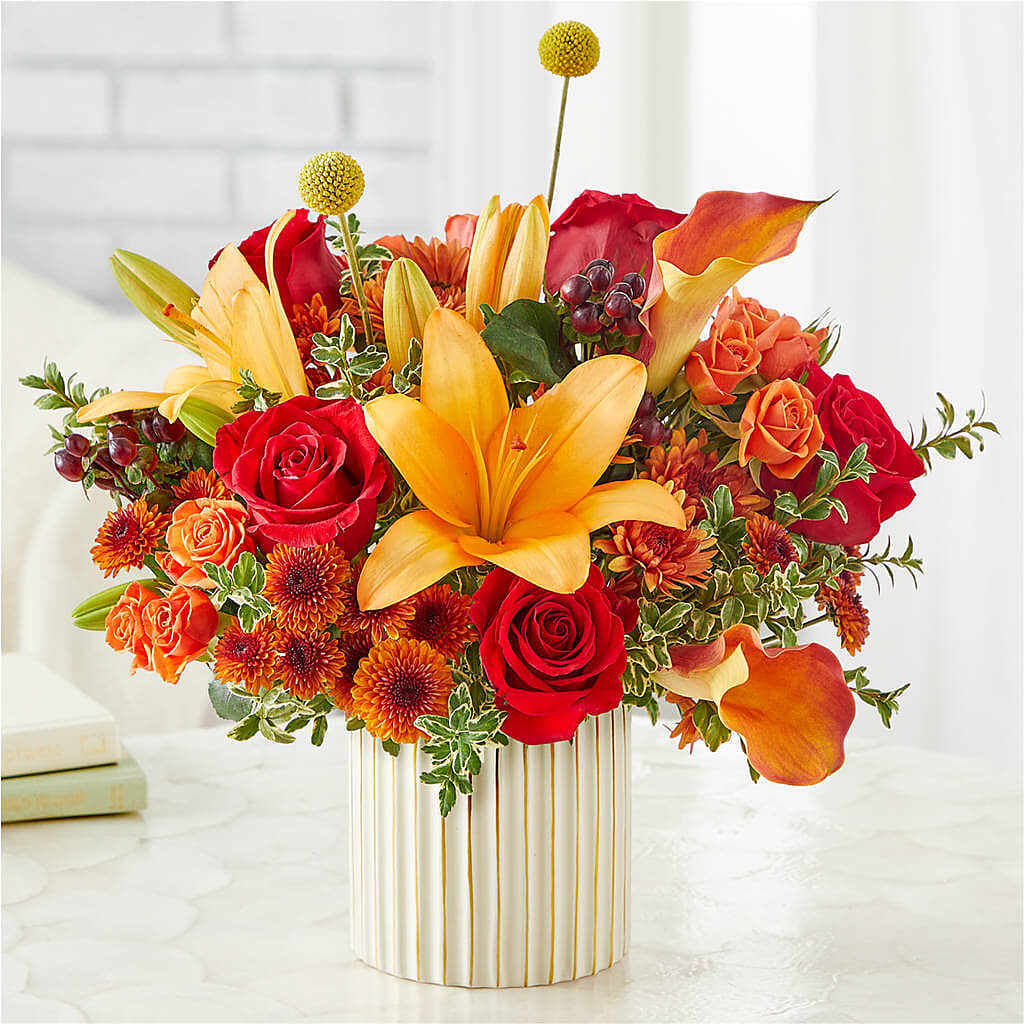 Scarlet Skies Bouquet –  The Rose Shop, Kerrville TX