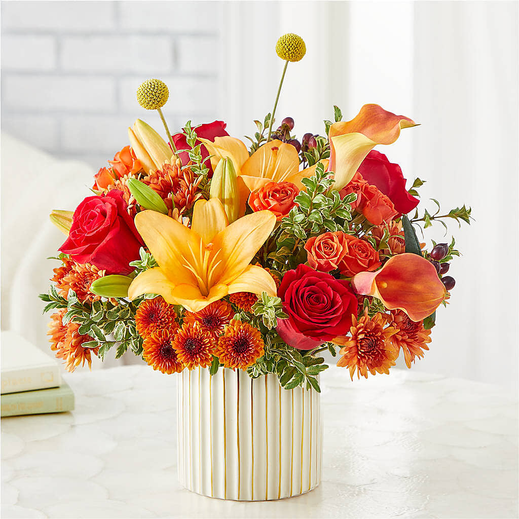 Scarlet Skies Bouquet –  The Rose Shop, Kerrville TX